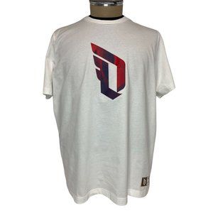 Adidas DAME DOLLAR T Shirt Mens Size XL Damian Lillard White